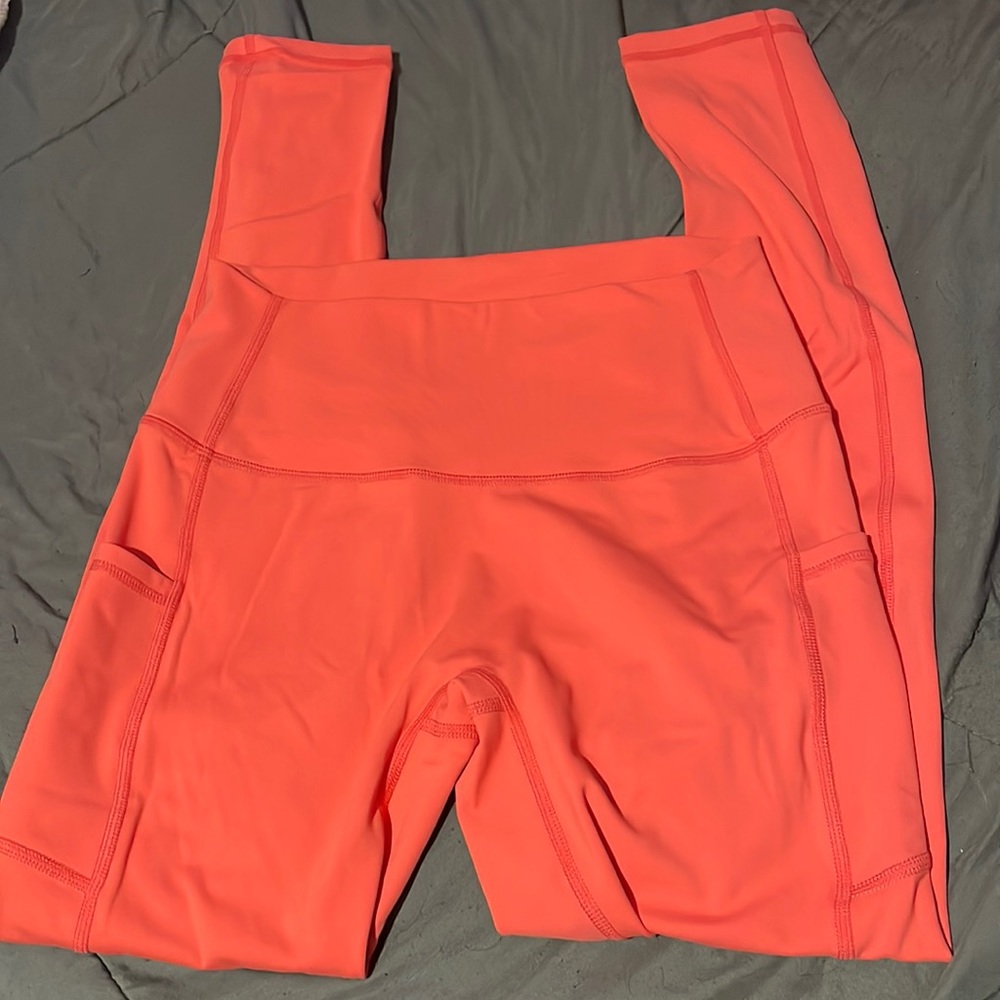 Women’s Pink/Salmon Til You Collapse Leggings- Size Medium